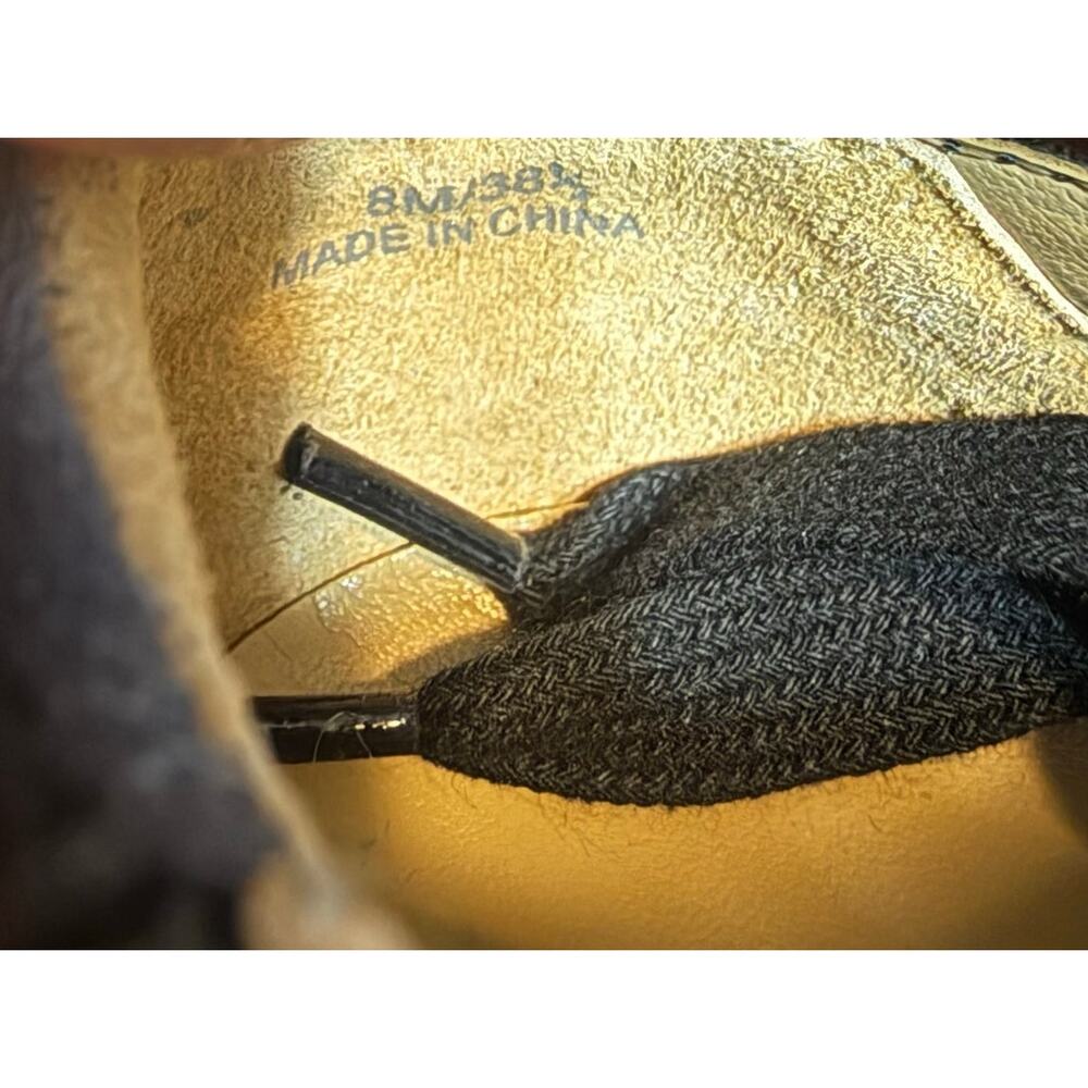 GILI Women’s Adalie Lace Up Sneakers Black Perforated Camo Trim Size 8M NWB - Picture 6 of 16